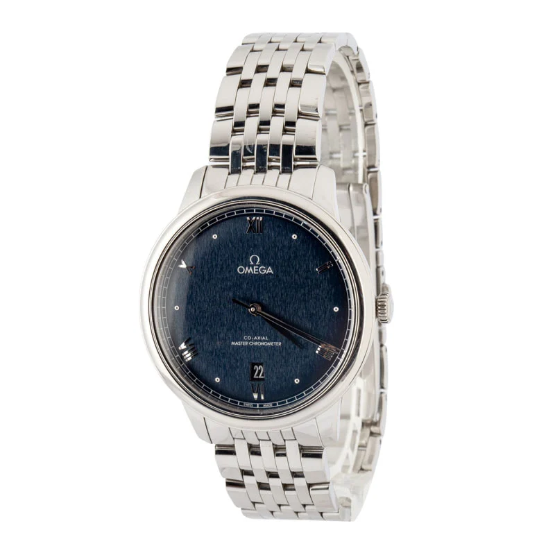used omega de ville prestige blue dial