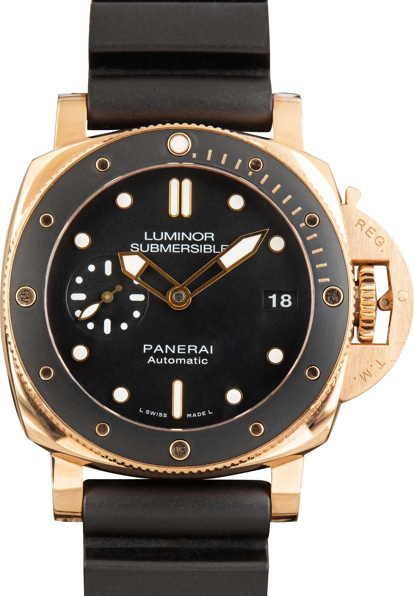 panerai luminor submersible pam00684 oro rosso